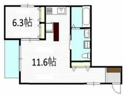 CRYSTAL花園(クリスタルハナゾノ)【2階】の間取り