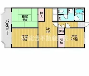 第二東大阪村橋マンション【2階】の間取り