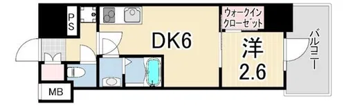 セレニテ西元町アリエ【15階】の間取り