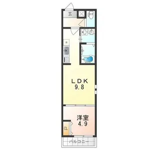 フジパレス遠里小野ウエスト【3階】の間取り