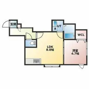 ハイムハイライトⅡ【2階】の間取り