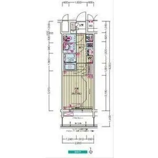 プレサンスTHE新栄【5階】の間取り