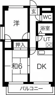 ミキビル桐ヶ丘1【2階】の間取り