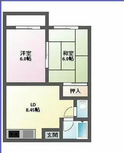 ファーヴル百合草【202号室】の間取り