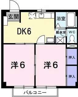 エナール北【2階】の間取り