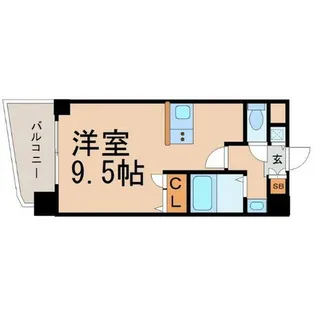プレサンスSAKAEリバースタイル【9階】の間取り