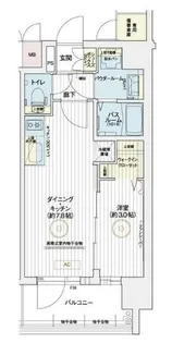 エステムコート名古屋サウスネクスト【2階】の間取り