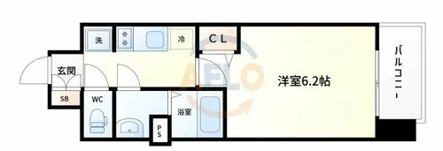 プレサンス西九条GATERISE【2階】の間取り