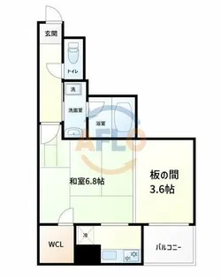 グリュックメゾン福島【4階】の間取り