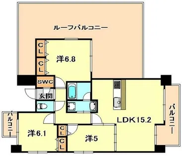 サムティグランツ神戸【13階】の間取り