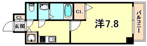 レオンコンフォート神戸西【2階】の間取り