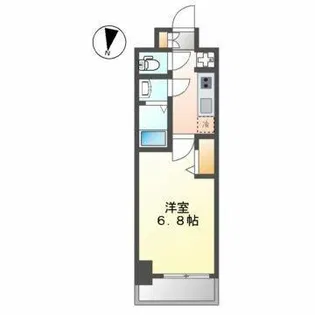 メイクスデザイン名駅南【8階】の間取り