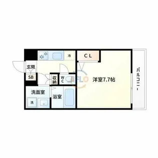 LaDouceur江坂Ⅱ【4階】の間取り