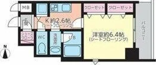 AVANTI atsuta【8階】の間取り