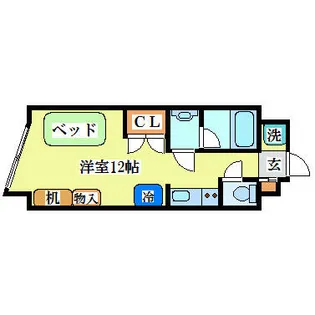 メゾン清田21【210号室】の間取り