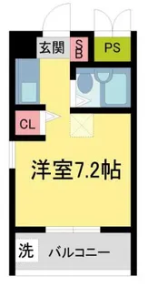 ラファエラ鳴尾II【203号室】の間取り