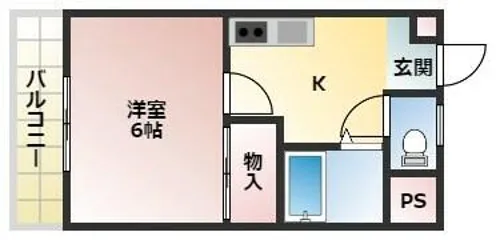 ロイヤル立川【3階】の間取り