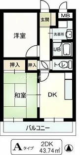 ストーク利倉【4階】の間取り
