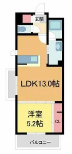 本庄ハウス 魚崎【203号室】の間取り