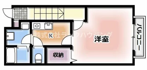 アスピリア 砂【2階】の間取り