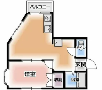 ニューシビックハイム【4階】の間取り