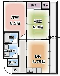 ロイヤルハイツ木村2号館【3階】の間取り