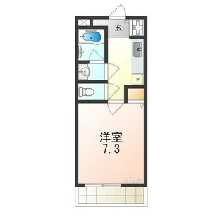 ヴァンヴェール・オオテ【2階】の間取り