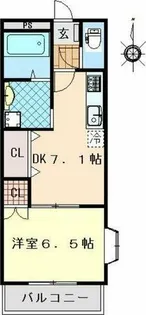 ローズガーデン青山【2階】の間取り