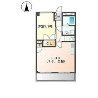 エルソレイユ【2階】の間取り
