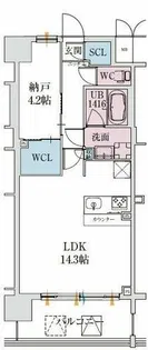 スプランディッド梅田グランノース【3階】の間取り