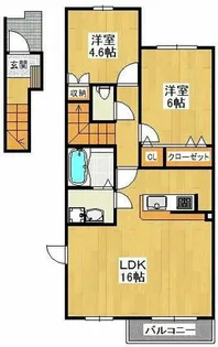 パストラーレシャルム【2階】の間取り