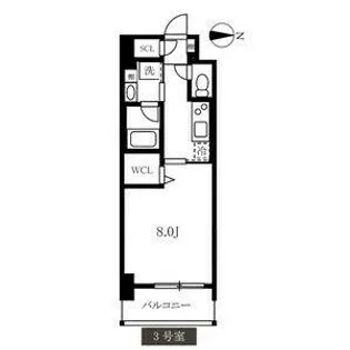 MAXIV上名古屋【9階】の間取り