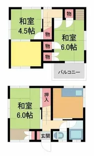 兵庫県宝塚市高司1丁目【一戸建】の間取り