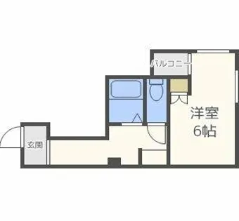 トレヴィの泉【5階】の間取り
