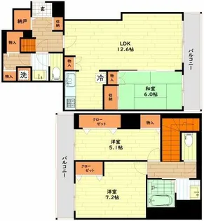 ベルパークシティG棟【29階】の間取り