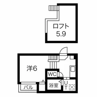 ソアレ大曽根【2階】の間取り