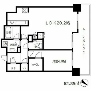 ザ・セントラルマークタワー【28階】の間取り