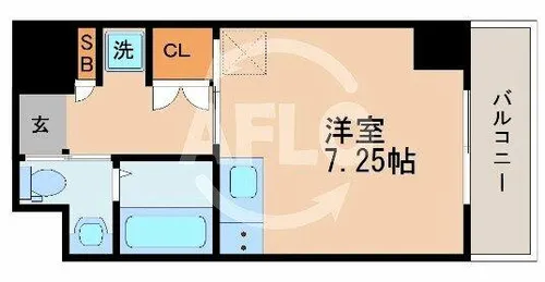 ルネ日本橋アネーロ【3階】の間取り