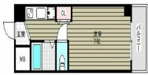 大阪府東大阪市長田東1丁目【マンション】の間取り