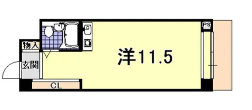 イーストコート2番街【6階】の間取り