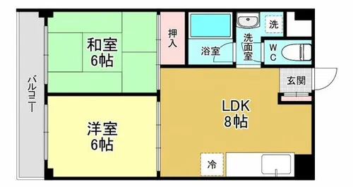 クリア緑地【2階】の間取り