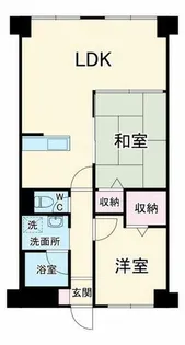 北大阪ハイツ【3階】の間取り