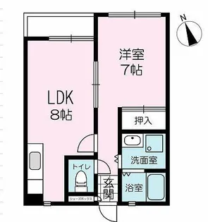 テルース21II【2階】の間取り