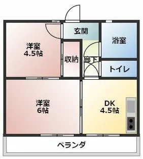 サンハイツ【105号室】の間取り