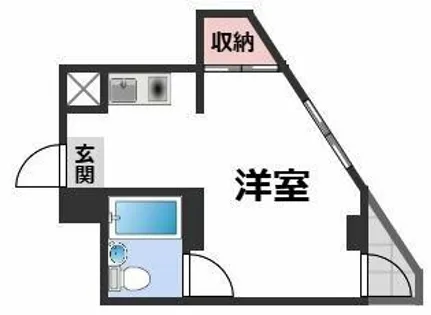 サンプラザ京橋【6階】の間取り