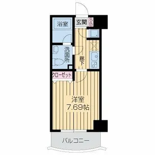 ライブコート北梅田【3階】の間取り
