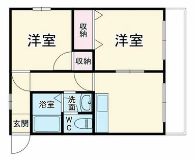 プラザ森ノ宮【2階】の間取り