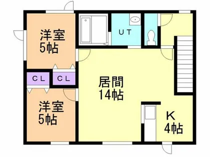 ハイムM【201号室】の間取り