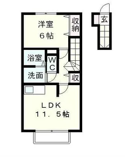 サクラハウス【2階】の間取り