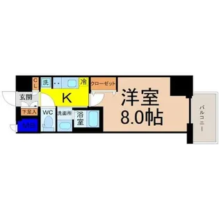 エステムコート名古屋グランツ【5階】の間取り